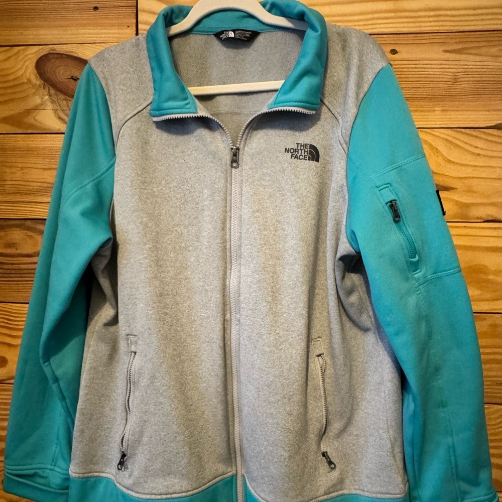 The North Face Teal and Gray Women's Jacket